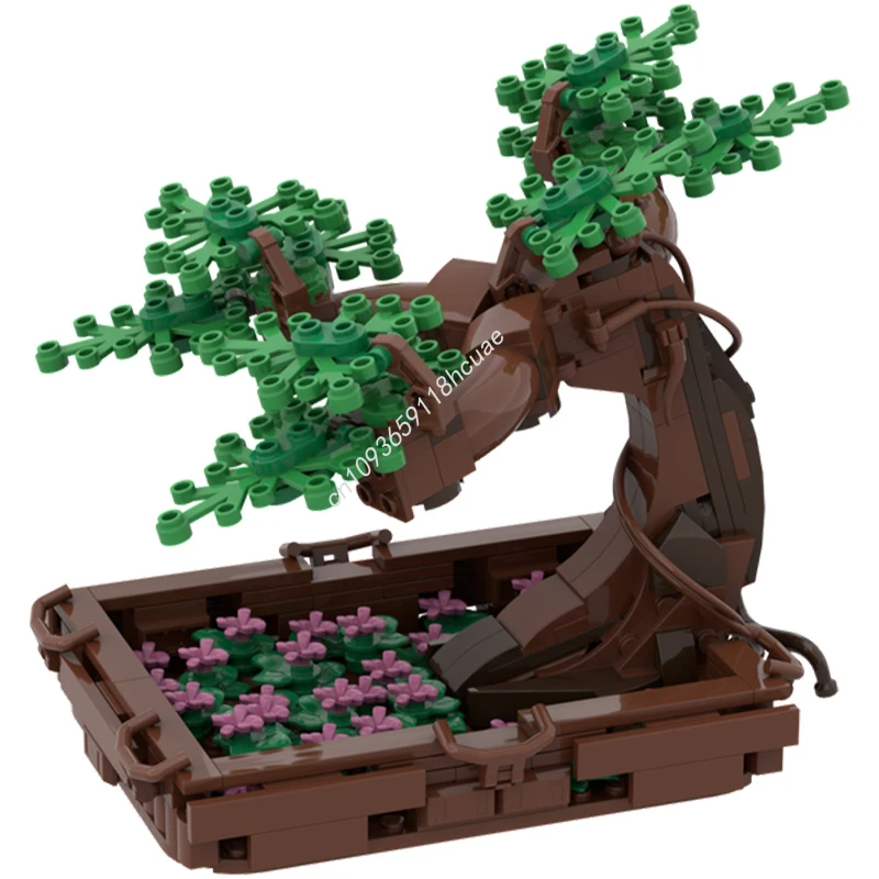 

328 шт. MOC Fenced Bloom, строительные блоки для развития терпения и концентрации STEM, образовательная конструкция, рождественская игрушка в подарок