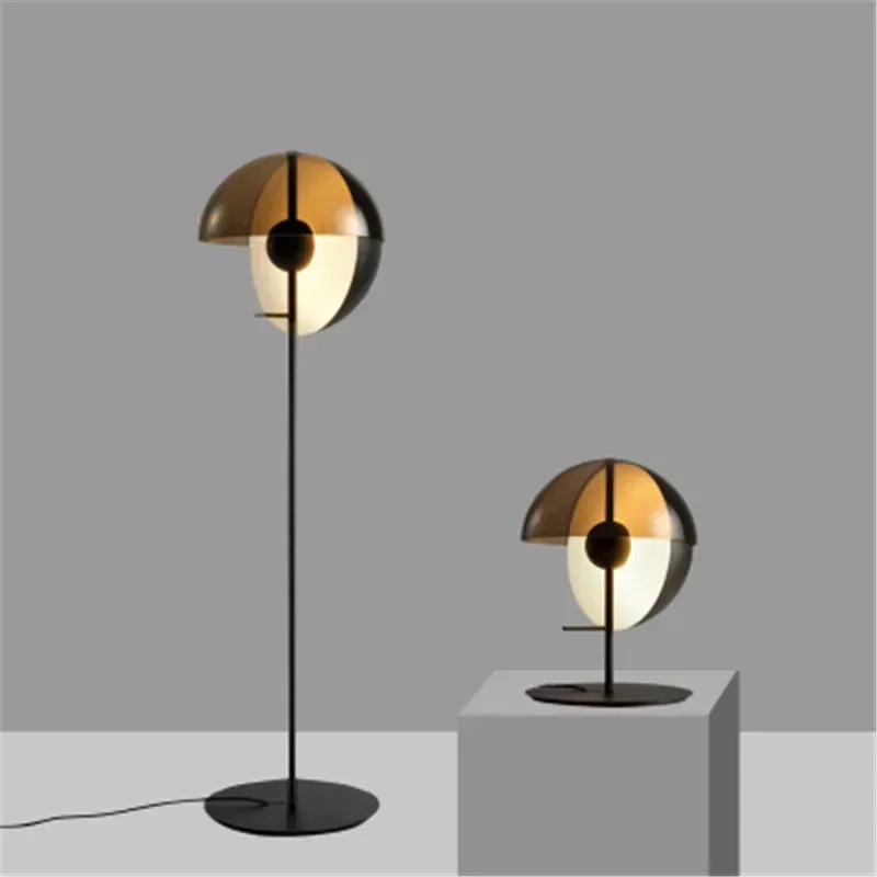 Postmodern Nordic Personality Creative Glass Art Lamp Desk Internet Celebrity Sofa Bedroom Bedside Lamp LED Floor Lights image 2