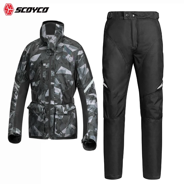 Mesh Cloth Bike Motorcycle Motorbike Textile Jacket Pants With CE Armour