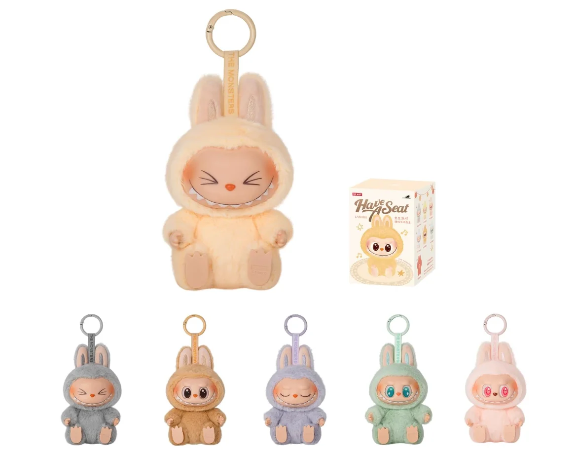 

POP MART The Monsters - Have a Seat Vinyl Plush Blind Box, The Monsters Blind Box Figures, Random Design Action Figures