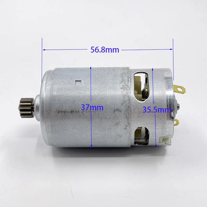 Micro GRS-550VC Motor DC 18V 21V 23000RPM High Speed Power Large Torque Engine 14 Teeth Metal Gear Electric screwdriver motor