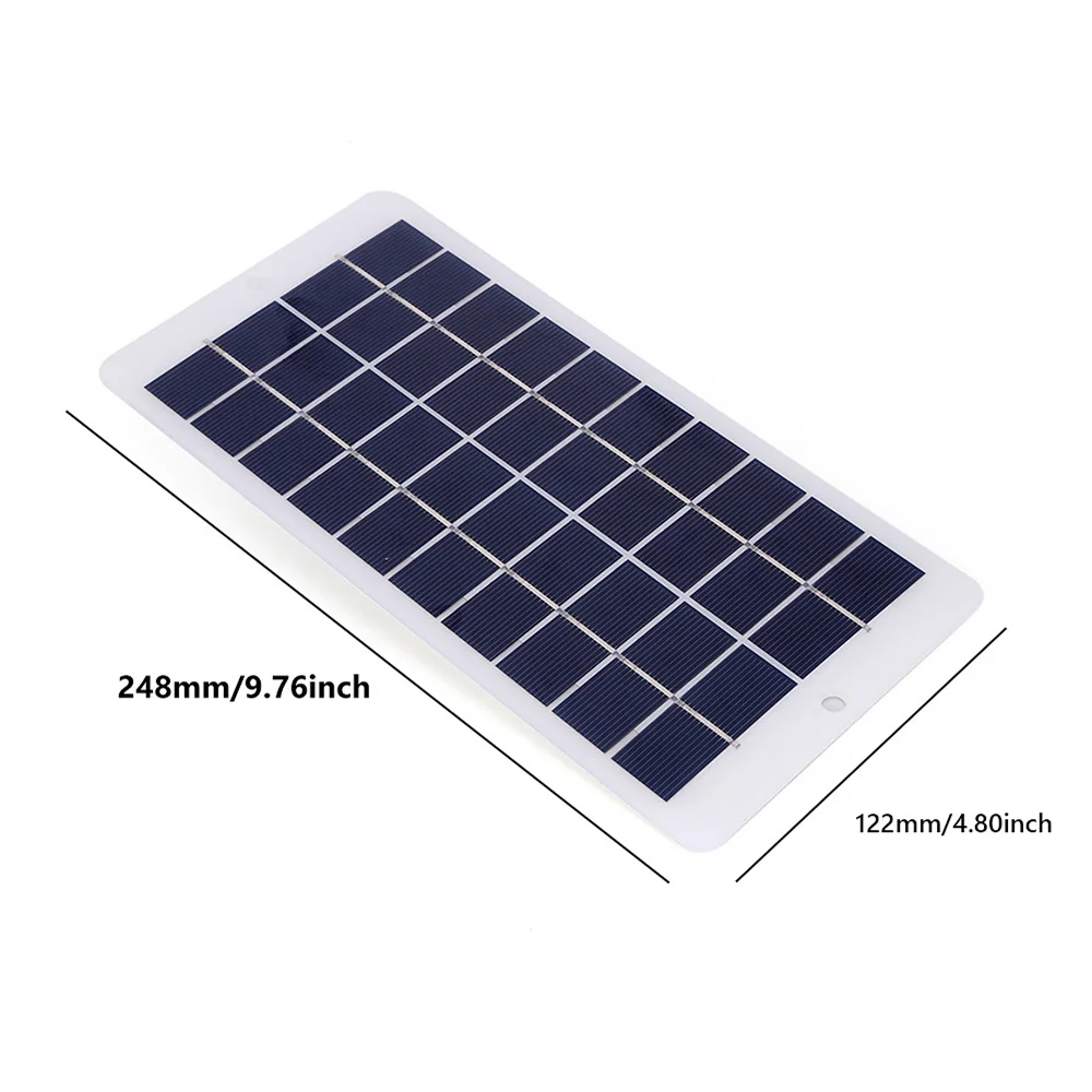 10W 5V ładowarka Panel solarny USB 900MA przenośny Panel słoneczny wyjście USB zewnętrzne awaryjne Mini System zasilania do telefonu komórkowego