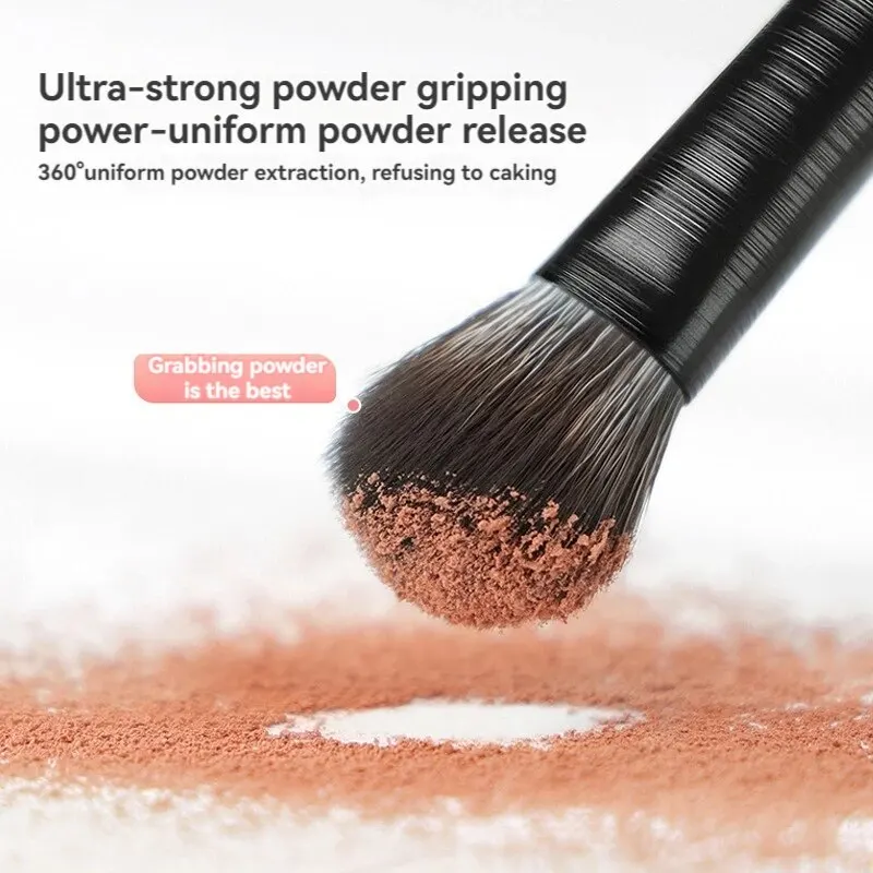 Set di pennelli per occhi ipoallergenici: pennelli per sbavature e pieghe con setole morbide, eyeliner di precisione e strumenti per dettagli (vegan/senza crudeltà)