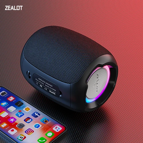 ZEALOT-S53 Altavoz Bluetooth portátil 10 horas 10w sonido súper fuerte altavoz bluetooth IPX6 impermeable para teléfono tarjeta TF USB