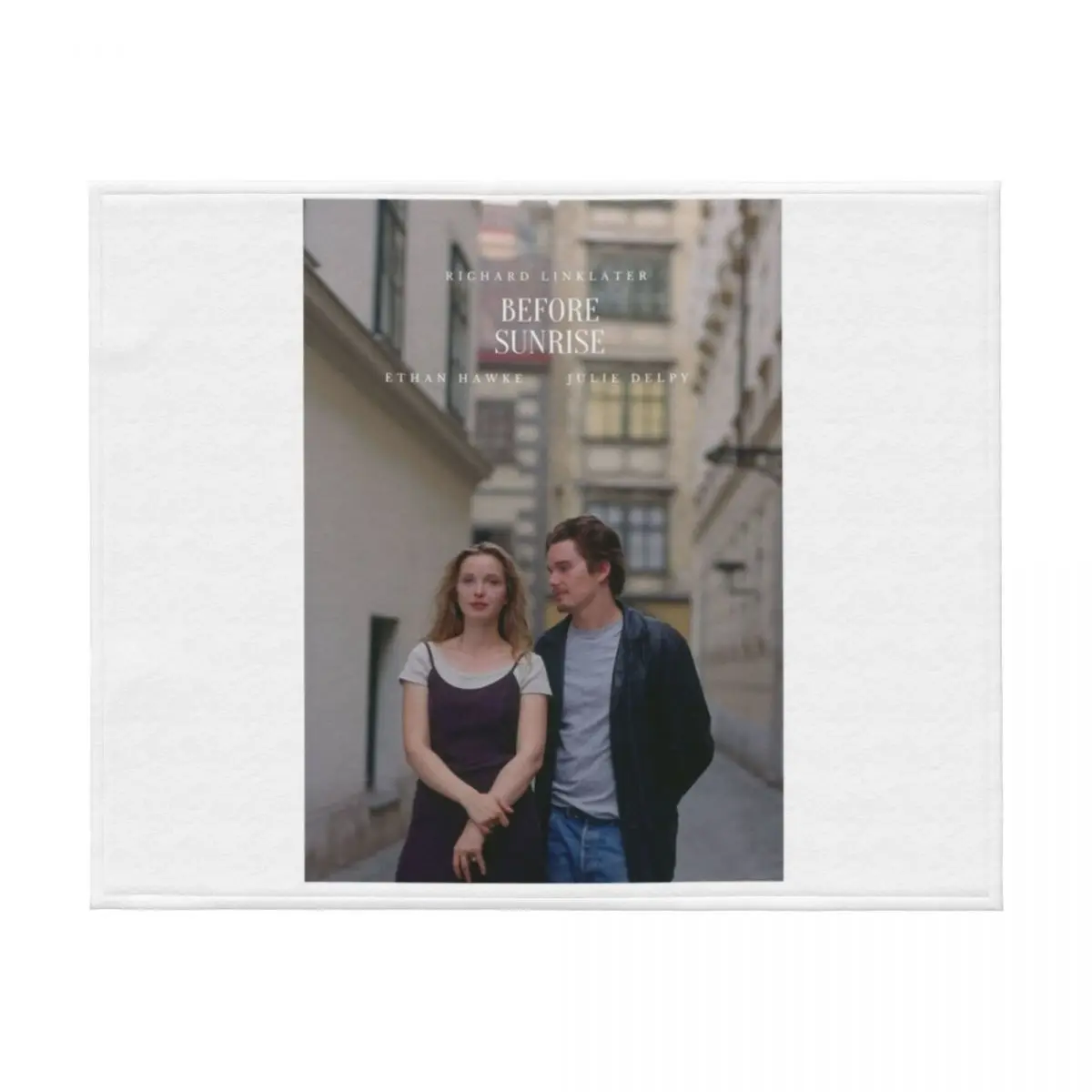 قبل شروق الشمس ملصق رمي بطانية الفانيلا النسيج منقوشة على أريكة أريكة البطانيات لبطانيات الطفل #2