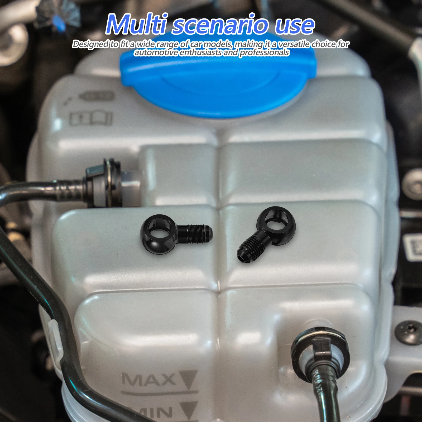 

Aluminum Alloy Banjo Hose Fitting Straight Connector Car Brake Line Motorcycle Racing Vehicle Universal Replacement Fuel