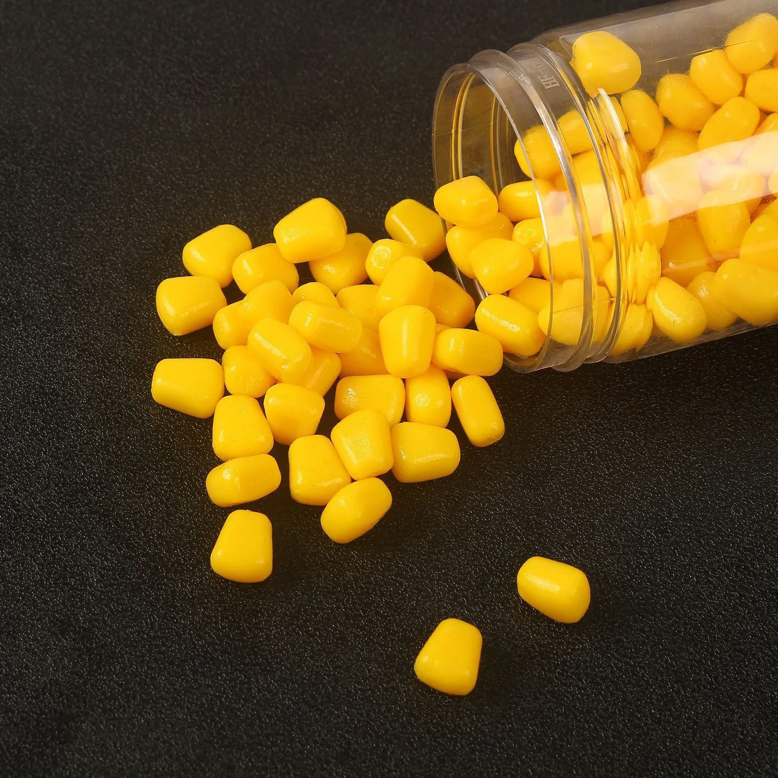 Señuelos de pesca artificiales de silicona suave con forma de grano de maíz, flotantes, para exteriores, cebo falso de uso especial para pesca.