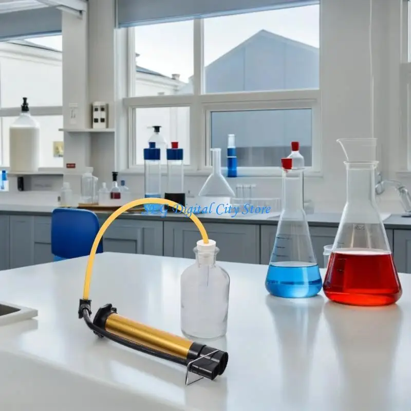 U75B Physics Experiment Demonstrating Energy Conversion From Internal To Mechanical With Glass Bottle And Stopper For Class