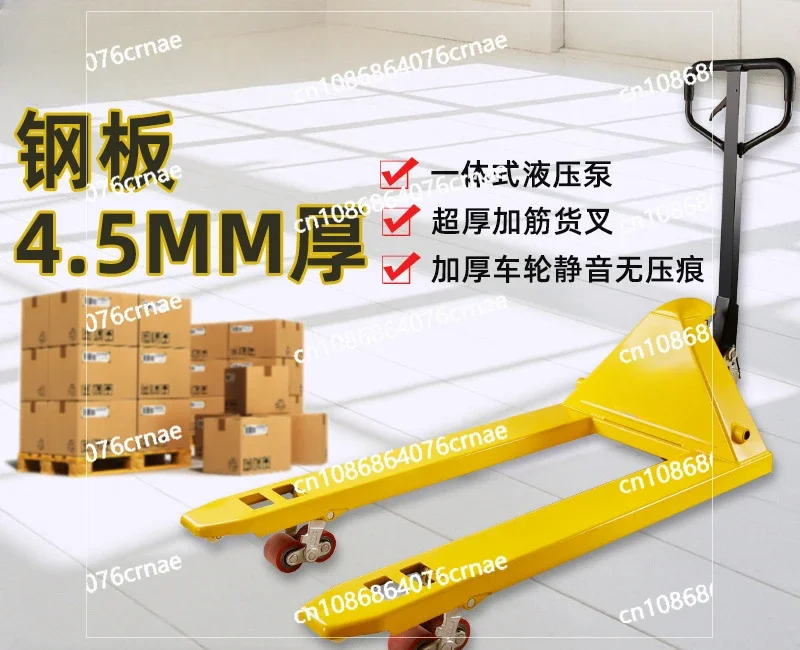 Ręczny hydrauliczny wózek widłowy 2/3 tony Paleta Ręczny wózek popychający