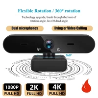 Xiaomi-cámara Web HD 1080p 2K 4K, videollamada viva, micrófono para conferencias, enfoque automático, Usb, ordenador portátil