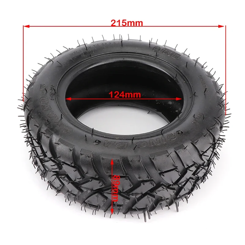 9x3.50-5 Electric Scooter Vacuum Tire 9 Inch For Mountain Skateboard Snow Sweeper Tubeless Off-road Tire Dirt Bike Accessories