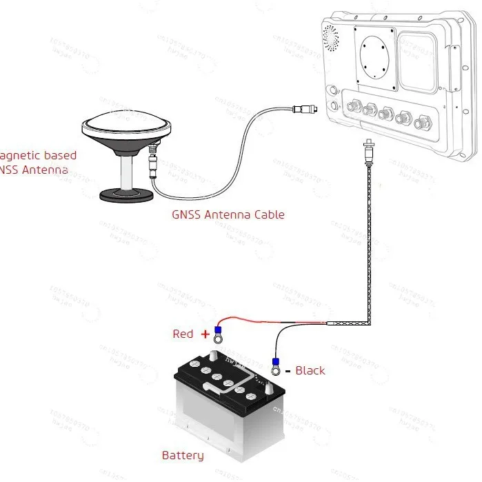 Factory direct supply high-end agricultural GPS navigation operation system with night vision high definition dual camera