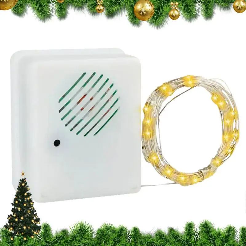 Kerstverlichting Met Muziek Infrarood Bewegingssensor Controller Led Kerst Lichtslingers Met Muziek Decoratief