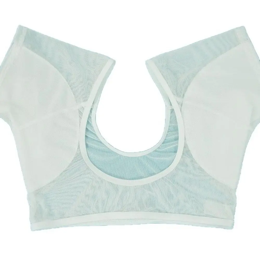 Washable T-shirt Shape Sweat Pads Reusable Breathable Armpit Care Pads Odor Control Elasticity Perspiration Deodorant Pads