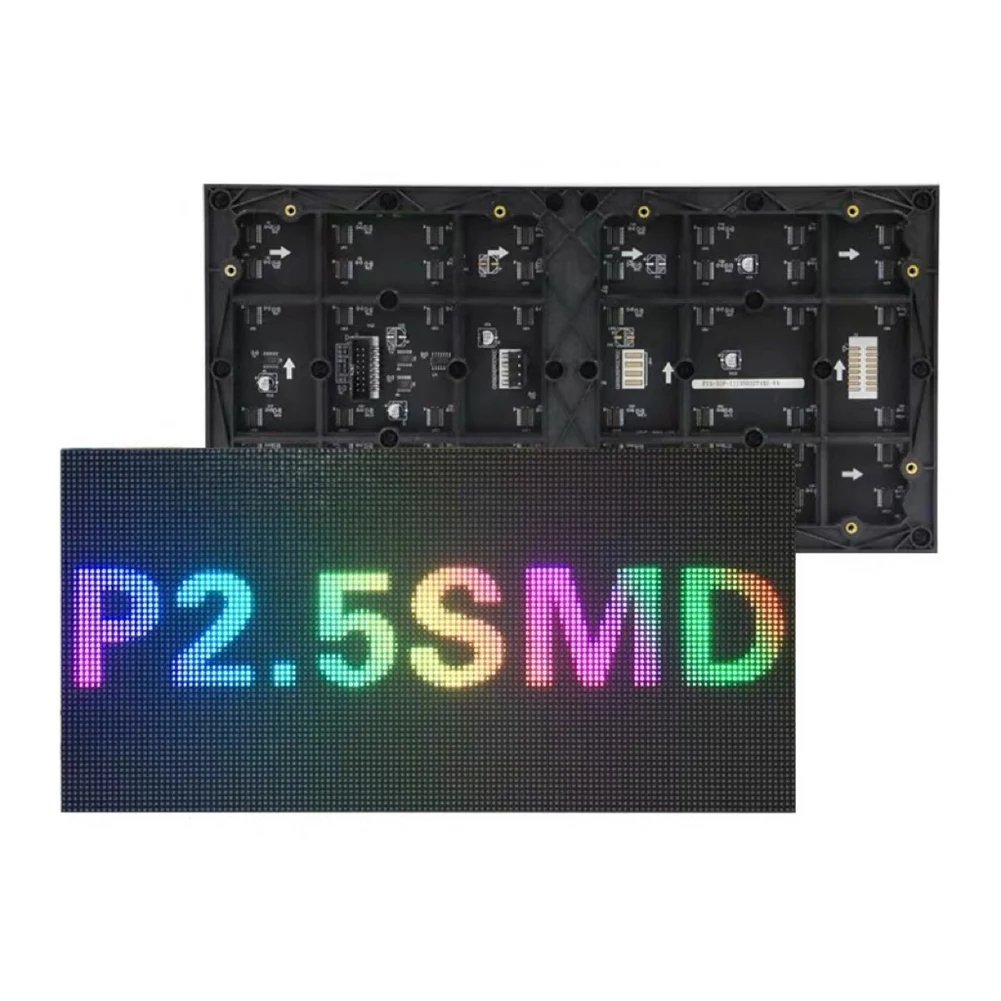 P2.5 Indoor Full Color LED Matrix Display Module 320X160mm 128X64 Pixel RGB Screen High Resolution Panel