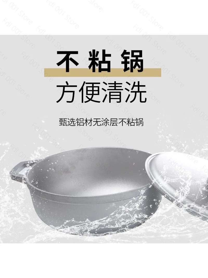 2026 New 20 22 24 26cm Die Cast Aluminum Pot Kitchen Aluminum Cookware Set Hot Sale For Export Europe America Countries