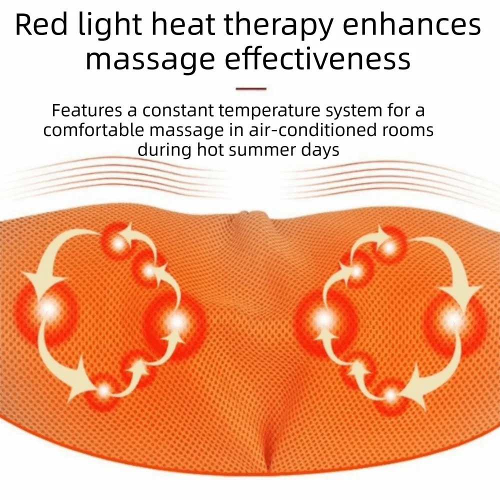

Инфракрасный электрический массажер для шеи с подогревом, вилка US/EU, 3/4/6 кнопок, разминающий массажер, горячий компресс, глубокий массаж тканей