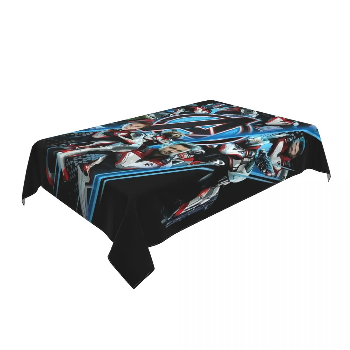 Rectangular Disney Iron Man Marvel Film Table Cloth Waterproof Tablecloth Outdoor 45