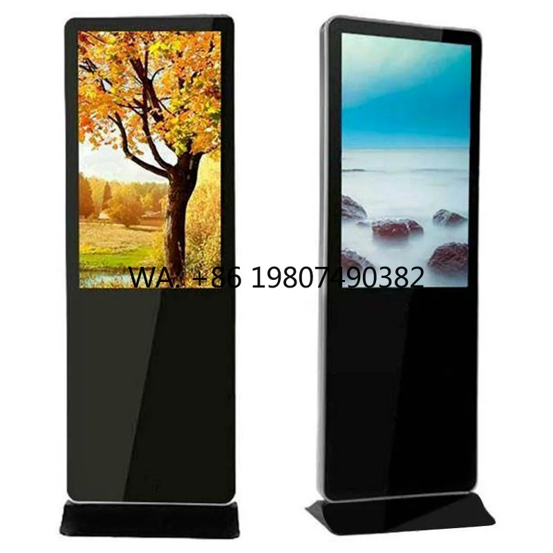 

Vertical Touch Screen Floor Stand Kiosk LCD Display Elevator Mall Wayfinding Commercial Digital Advertising Signage Board