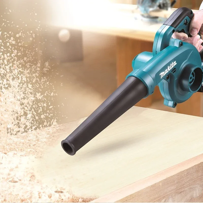 Imagem -06 - Makita-soprador de Folhas Portátil sem Fio Soprador de ar Lxt Sopro de pó Limpeza Carpintaria Ferramentas Elétricas de Jardim Dub186 18v