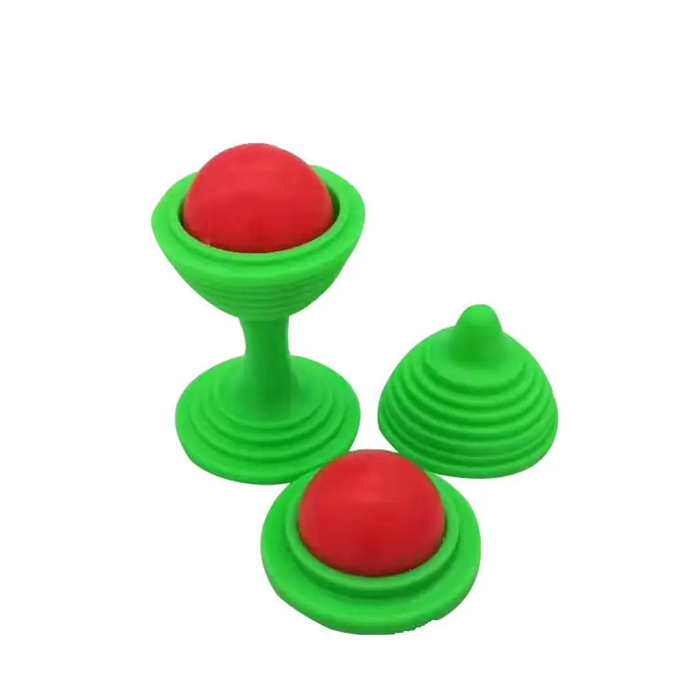 1 Set Beads Go No Traces Magic Cup Puzzle Novelty Toys Children Close-up Magic Trick Props