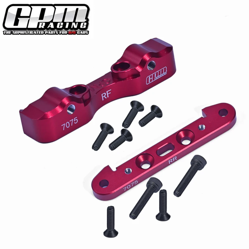 Soporte de suspensión inferior trasera de aluminio GPM 7075 para Kraton Outcast 8S EXB ARRMA