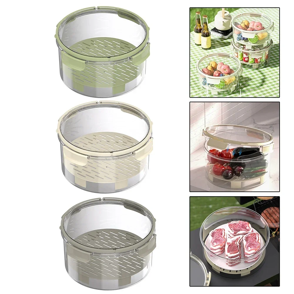 

Portable Food Storage Box Essential Cereal Milk Powder Box Toddle Snacks Container Travel Stackable Container