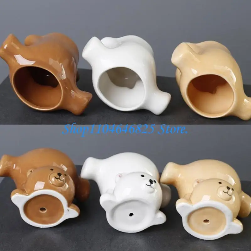 

Amusing Reverse Bear Ceramic Planter For Indoor Plant Home Decoration Item