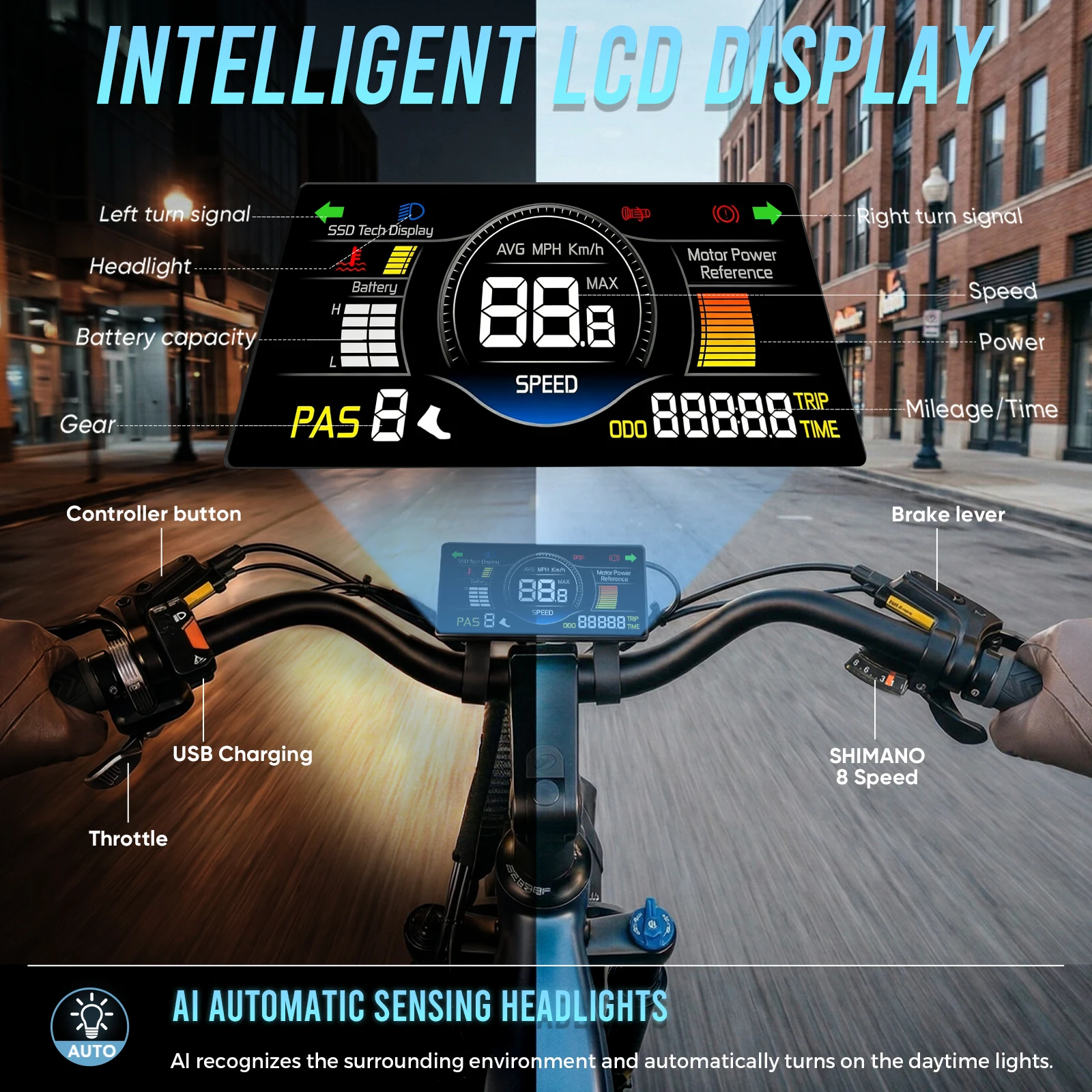 SAMEBIKE Crest Specifications