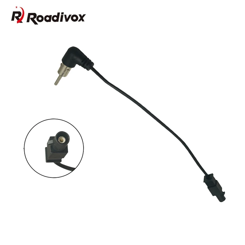 Car Radio Antenna Adapter Cable Car AM FM Fakra to DIN Antenna Adapter Cable For VW Sagitar BORA Jetta Chrysler Ford Chevrolet
