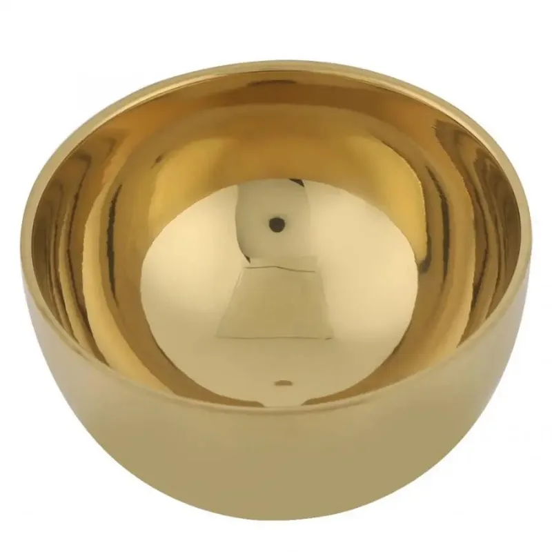 Bowls Kitchen Soup Noodle Rice 11.5cm Stainless Steel Thickened Double Layer Thermal Insulation Gold Fruit Plate