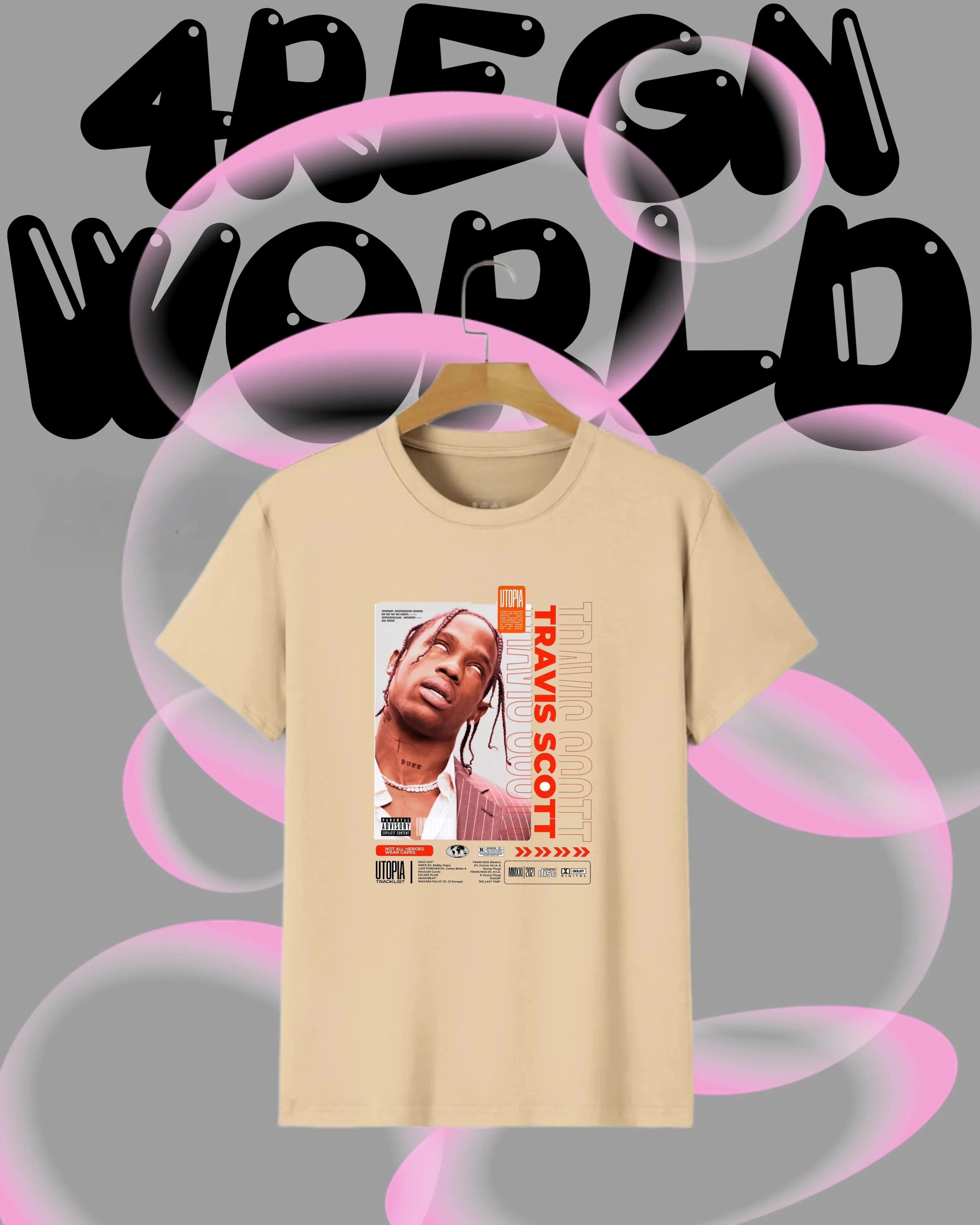 2025-26 جنوب أفريقيا الصيف ترافيس سكوت الجرافيك 100% القطن الخالص المطبوعة مغني الراب الهيب هوب الاتجاه تي شيرت للجنسين الرجال عادية Y2k