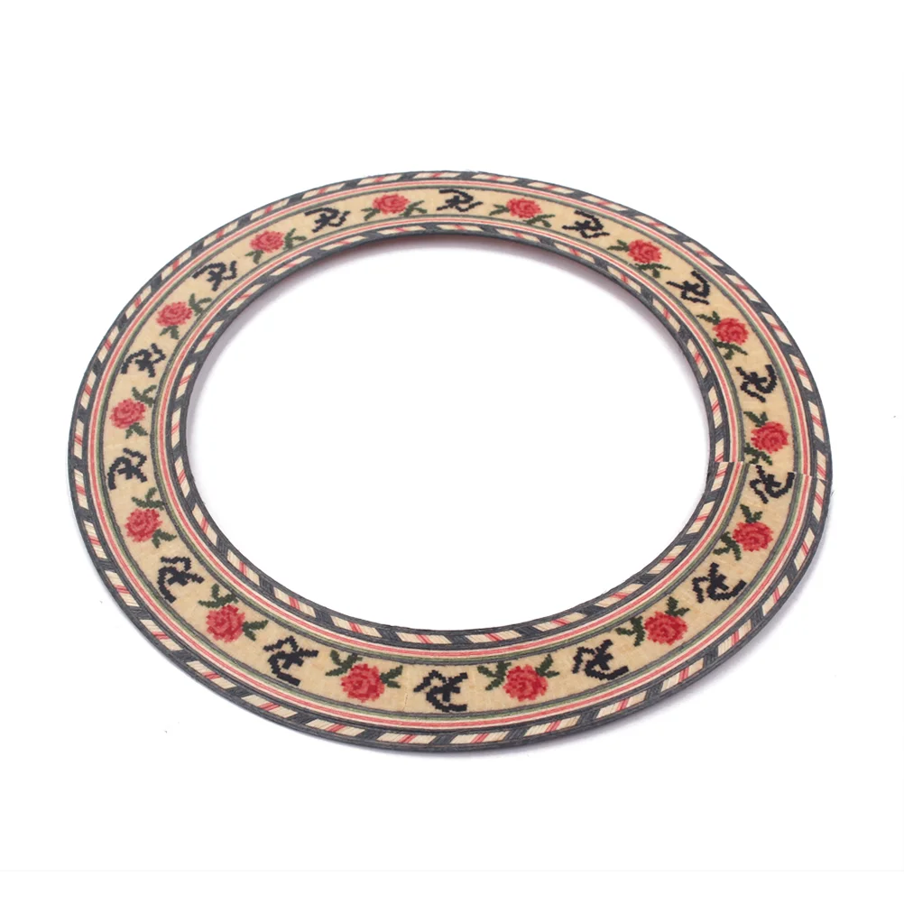 Guitar Soundhole Inlay Decoration Sticker Wooden Rosette Wreath Flower Acoustic Bamboo Accessories