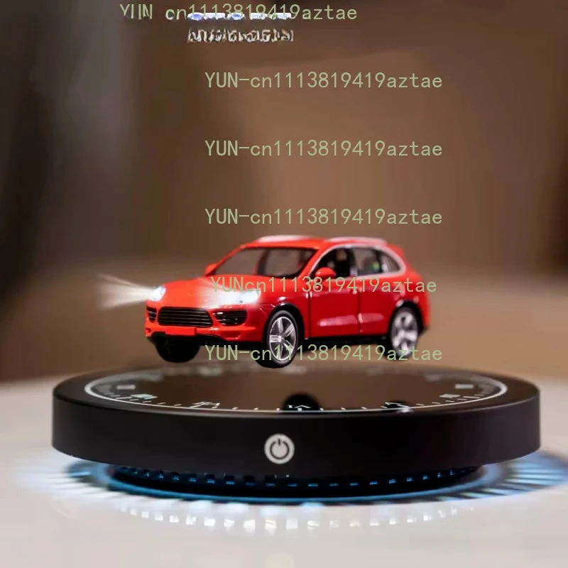 360 Degree Free Rotation Magnetic Levitation Car Figurine, Floating Display Decor, Novelty Desktop Ornament