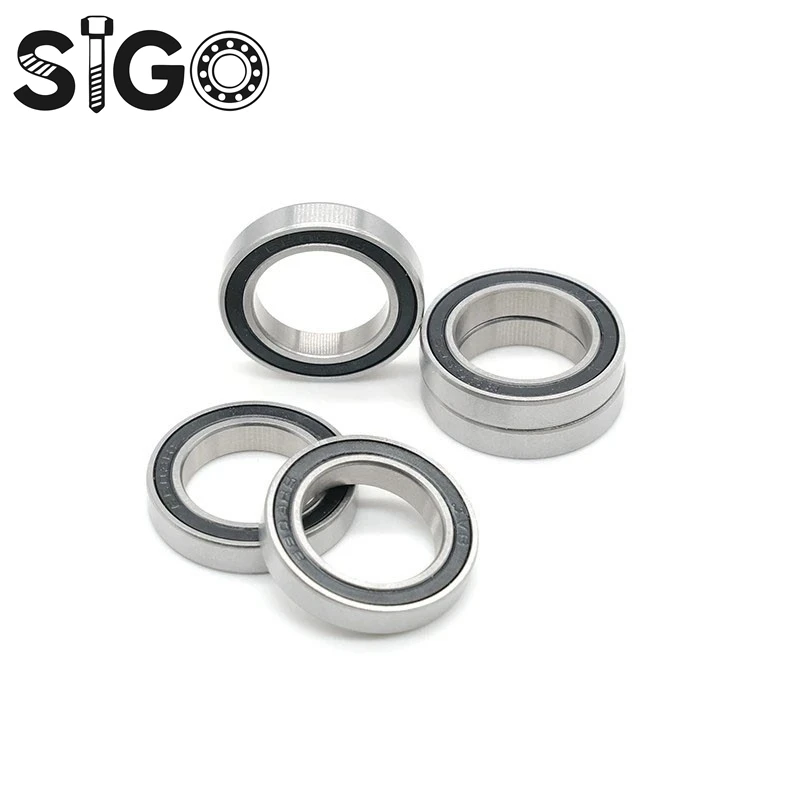 1PCS 50x65x7 MM 6810RS 61810-2RS Metal Shielded Rubber Seal Radial Ball Bearing
