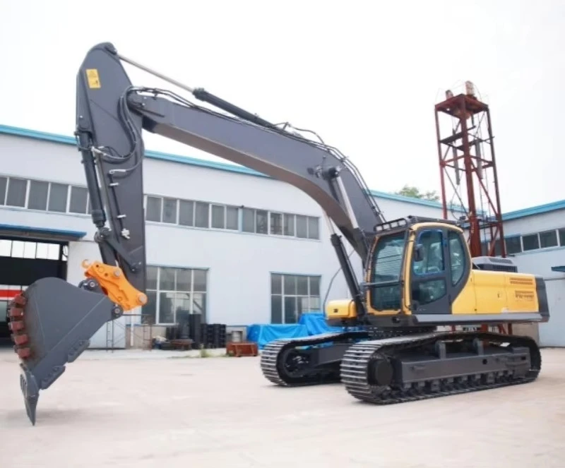 Large Track Excavator Full Load Sensing Hydraulic System High Digging Force Reservoir Dam Construction Excavation Digger