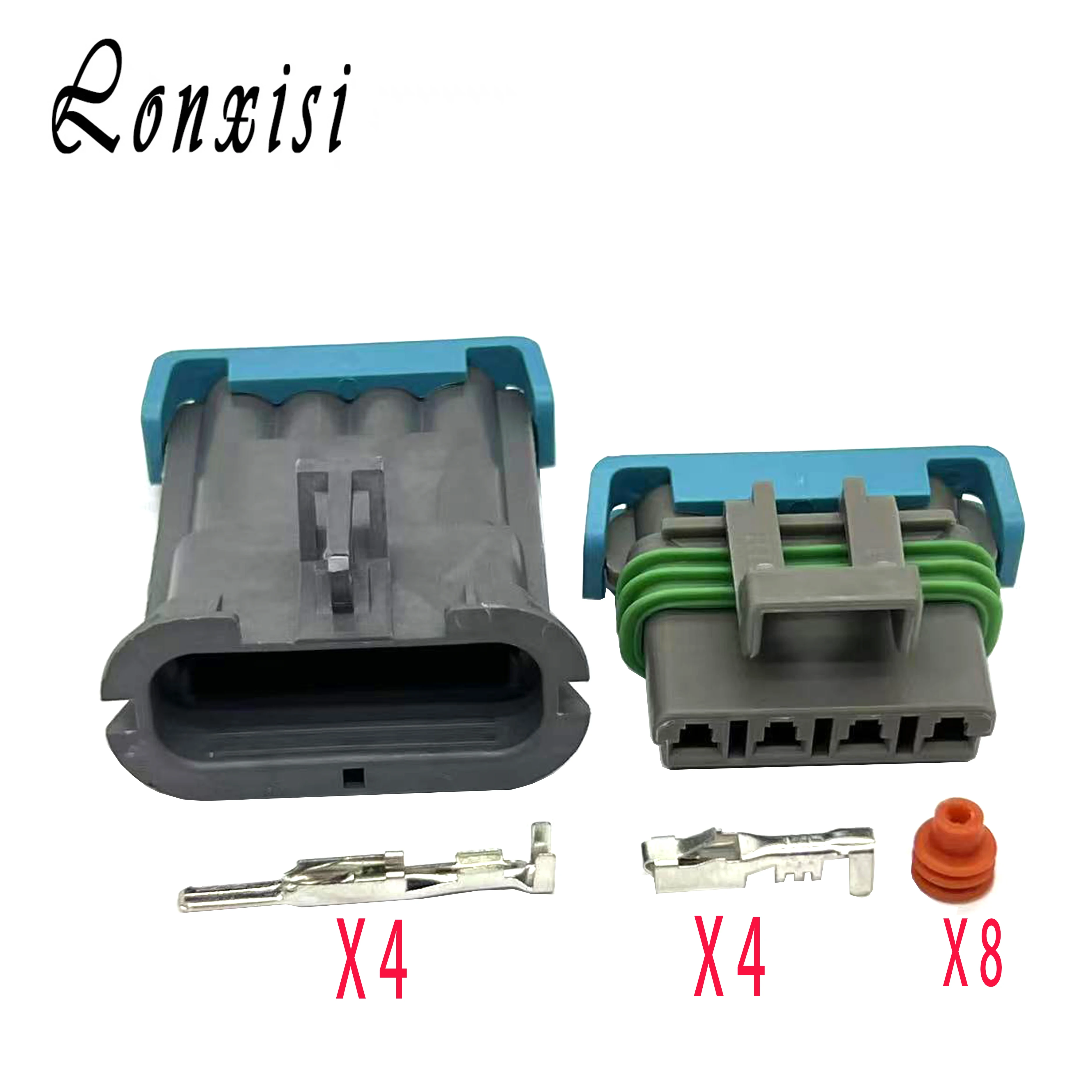 

1/5/10/20 Sets 280 Series 4 Pin 12129600 12129565 Metri Pack Male Female Blower Plug Auto Connector For Buick Regal