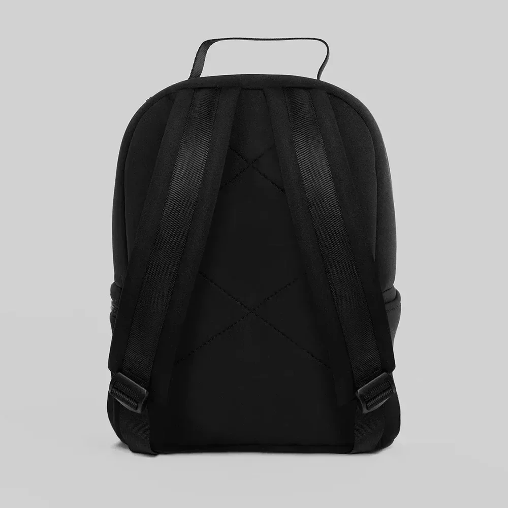 AL Men and Women's Travel Sports Includes Small Pouch Stow Backpack Water-resistant Matte Neoprene Black Yoga Fitness Bag