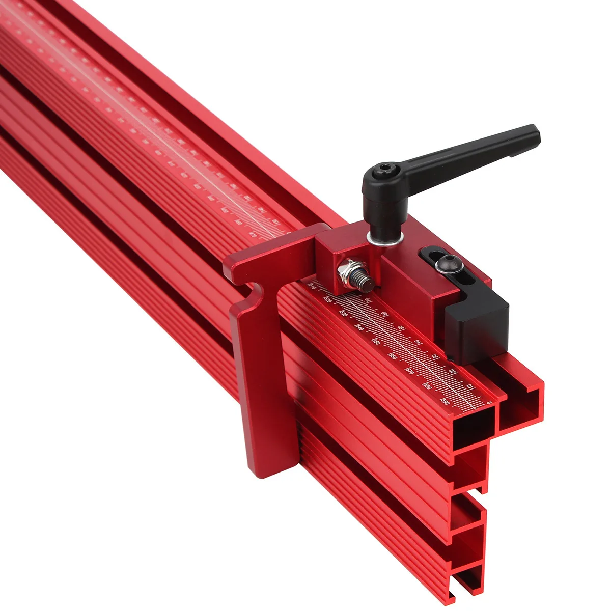 1Pc 40/60/80CM 75 Type Aluminium Profile Fence Miter Track Backer Sliding Brackets T-Slot For Table Saw DIYWoodworking Workbench