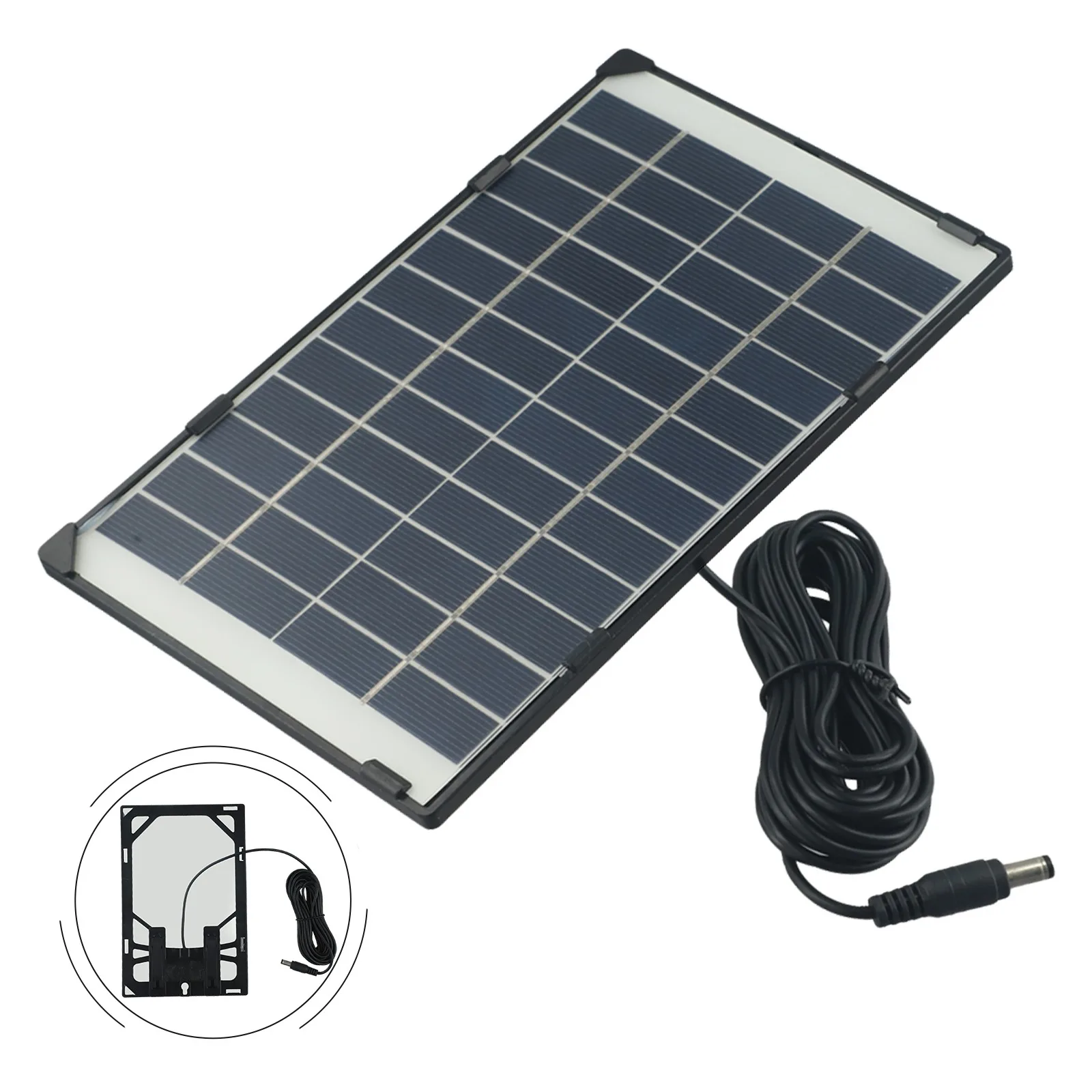 6W 12V Polysilicon Solar Panel 210x135mm Portable Energy For Outdoor Camera Fan Garden For Lighting And Renewable Power Supply
