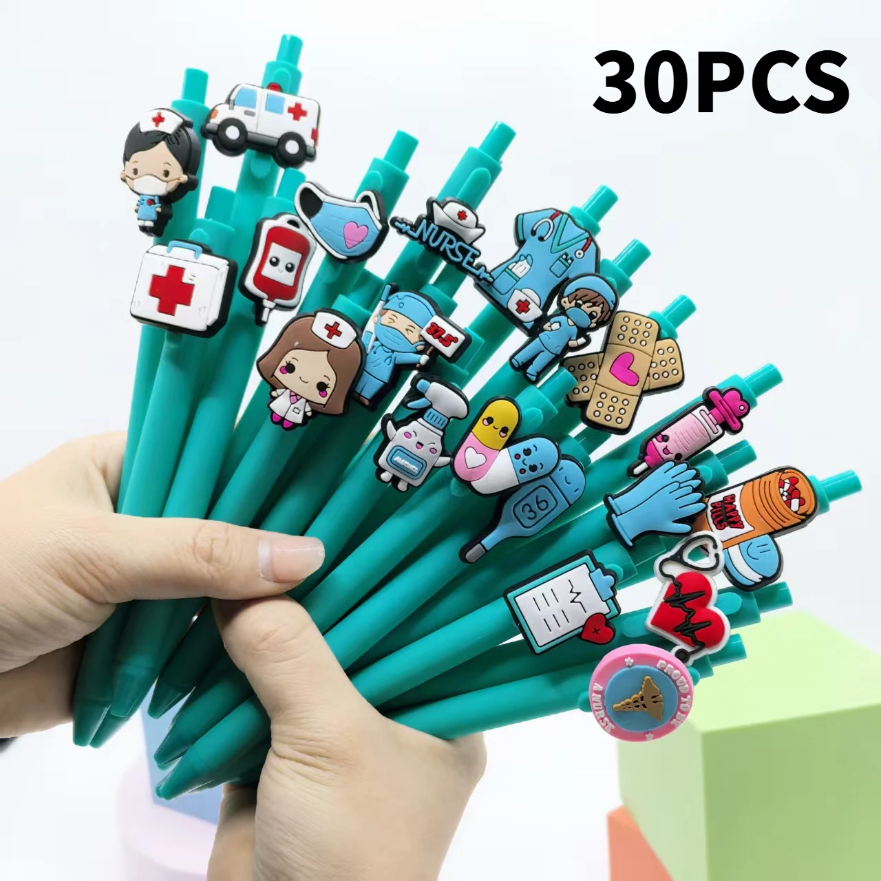 20/30PCS medische pen, verpleegster arts schrijven balpen, verpleegsterdag geschenkpen, willekeurige stijl - afbeelding 1