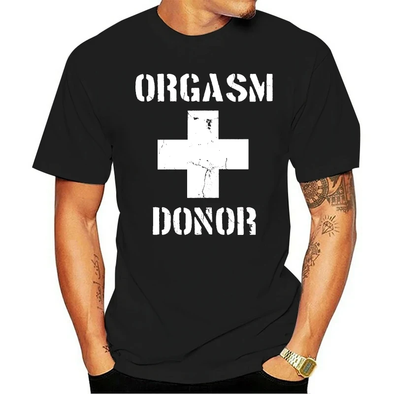 T Shirt  Uomo ORGASM DONOR Come Quella Indossata Da STIFLER In AMERICAN PIE Cotton Colorful O Neck Tee Shirt