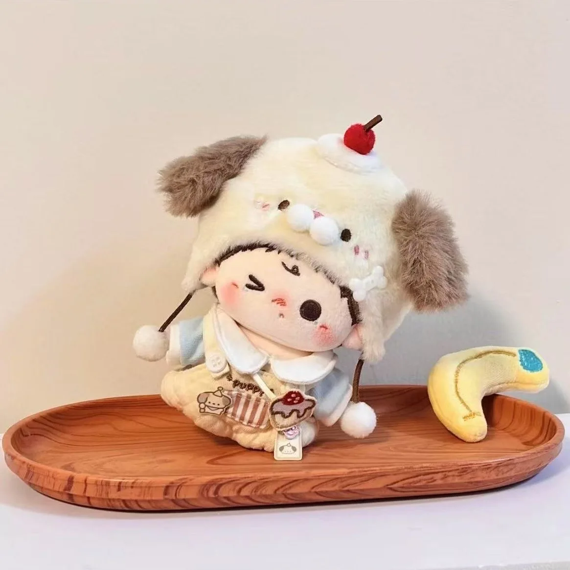 

10cm cotton doll wearing cosplay outfit set, cute doll doll changing outfit, complete set
