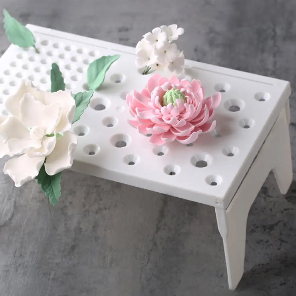 2Pcs Easy Use Hole Design Cake Flower Drying Rack for Fondant Paste Sugarcraft Baking Decorating DIY Craft Air Dry Stand