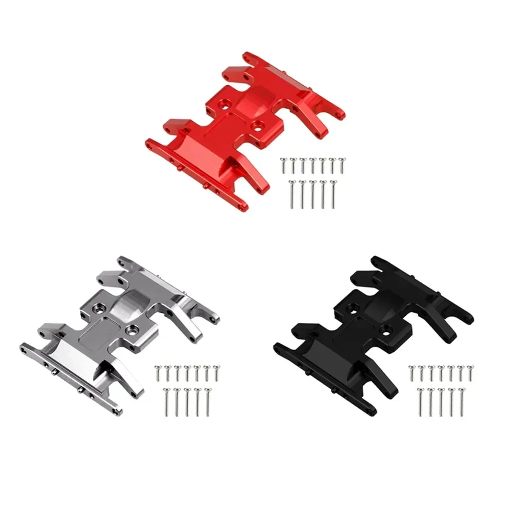 Support de boîte de vitesses en métal pour voiture sur chenilles Axial SCX24 90081 1/24 RC, support de Transmission, plaque antidérapante, pièces de mise à niveau