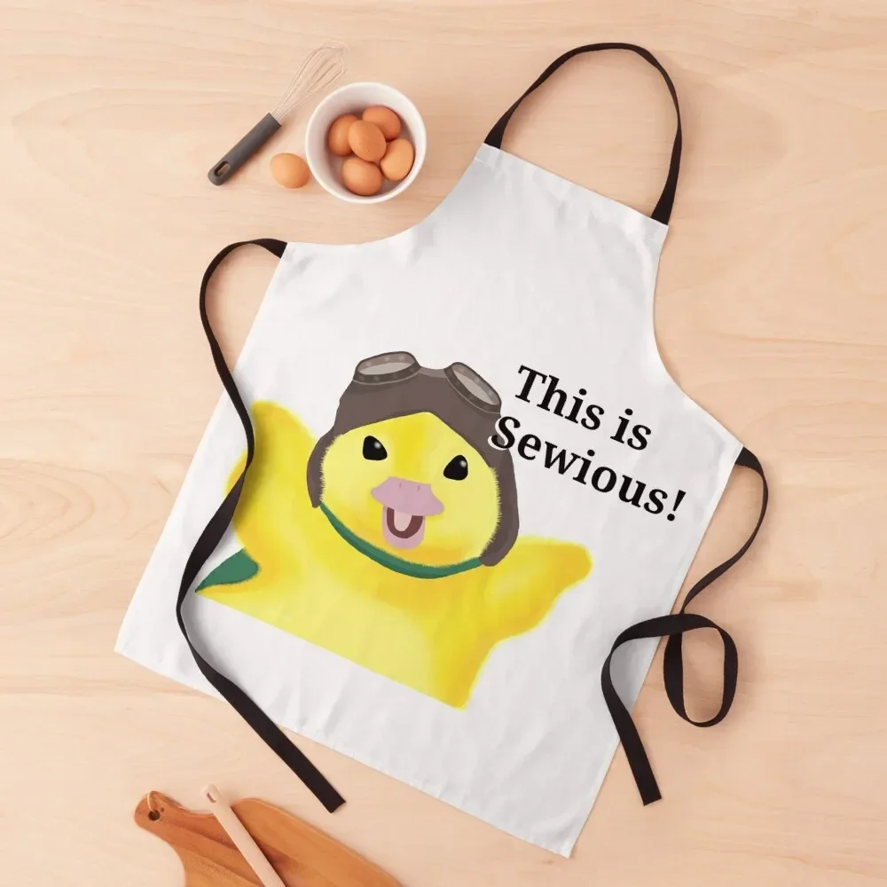 

This is Sewious! Wonder Pets Mingming Apron For Kitchen Women Men'ss Apron