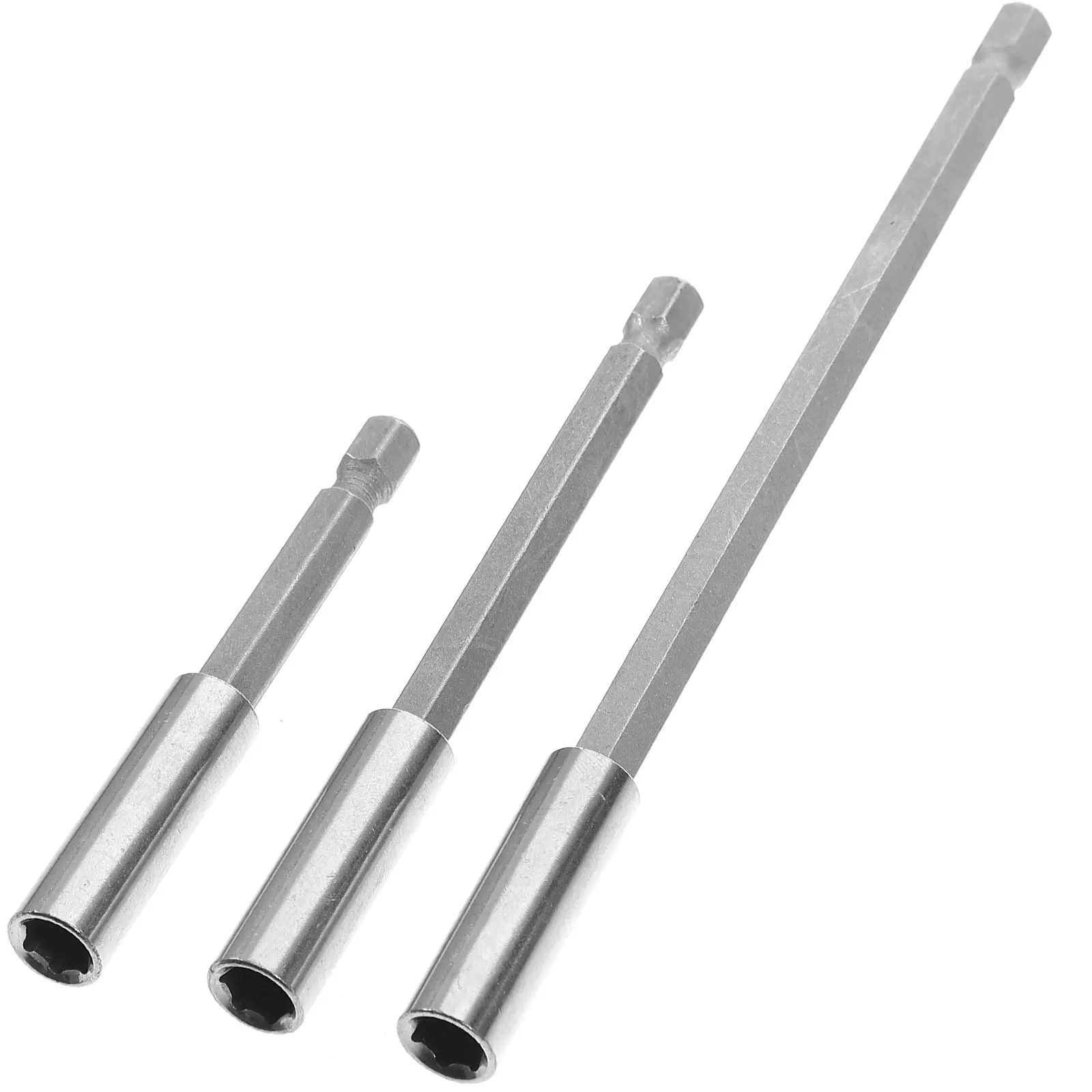 

3Pcs High-carbon Steel Drill Bit Extension Magnetic Holder Electric Hand Tools Portable Carpentry Accessories