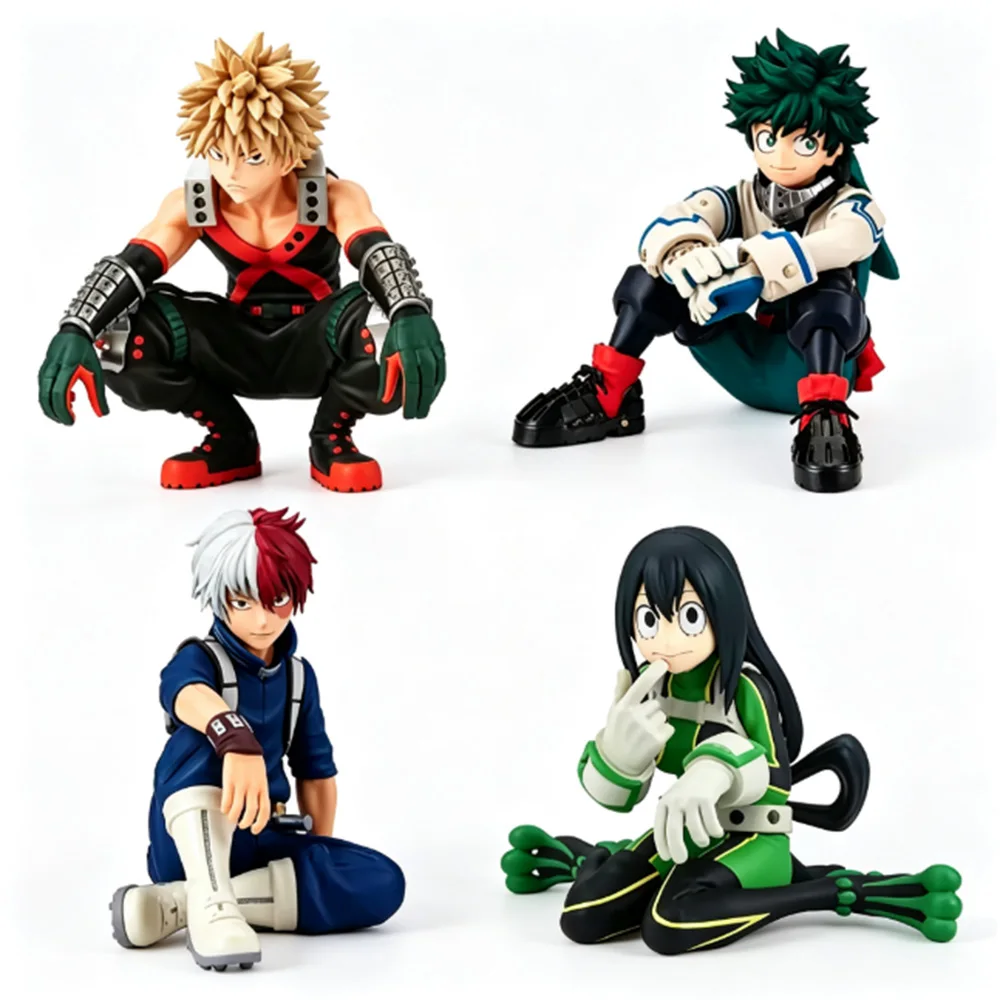 My Hero Academia Anime-Figur Midoriya Izuku Todoroki Shouto Bakugou Katsuki 11cm Geschenk Actionfiguren Anime-Charakter