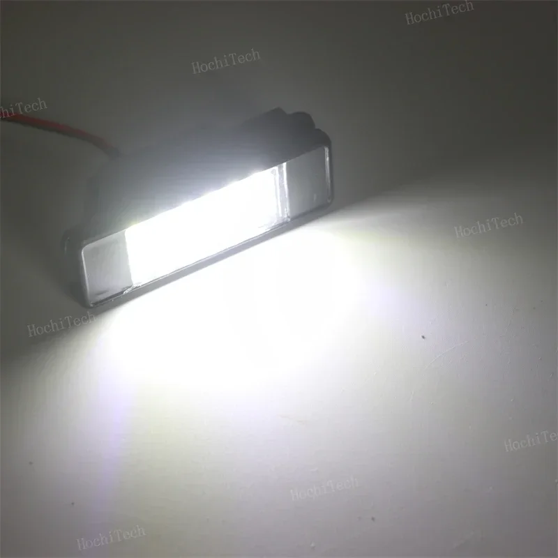 2x Number License Plate Lamp No Error LED 12V 6500k White for Peugeot 106 1007 207CC 307 308 3008 508 For Citroën C2 C3 C5 C5 C6