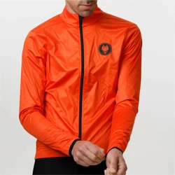 Pro Men's Windproof Waterproof Breathable Gilet Long Sleeve Cycle Windbreaker Vest Cycling Apparel Factory Production